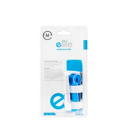 E-Life Fold-Over Finger Splint With Strap [Medium]