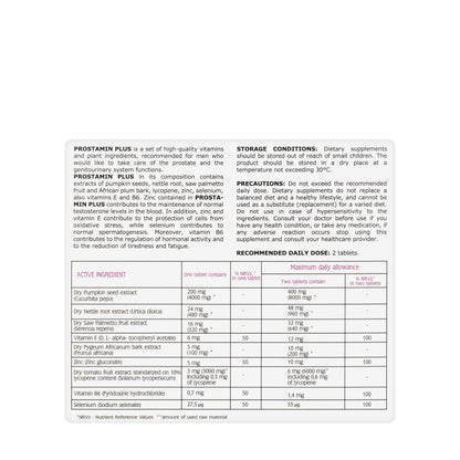 Prostamin Plus 30 Tablets
