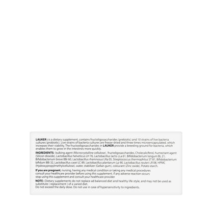 Lauker Probiotic/Prebiotic 20 Capsule