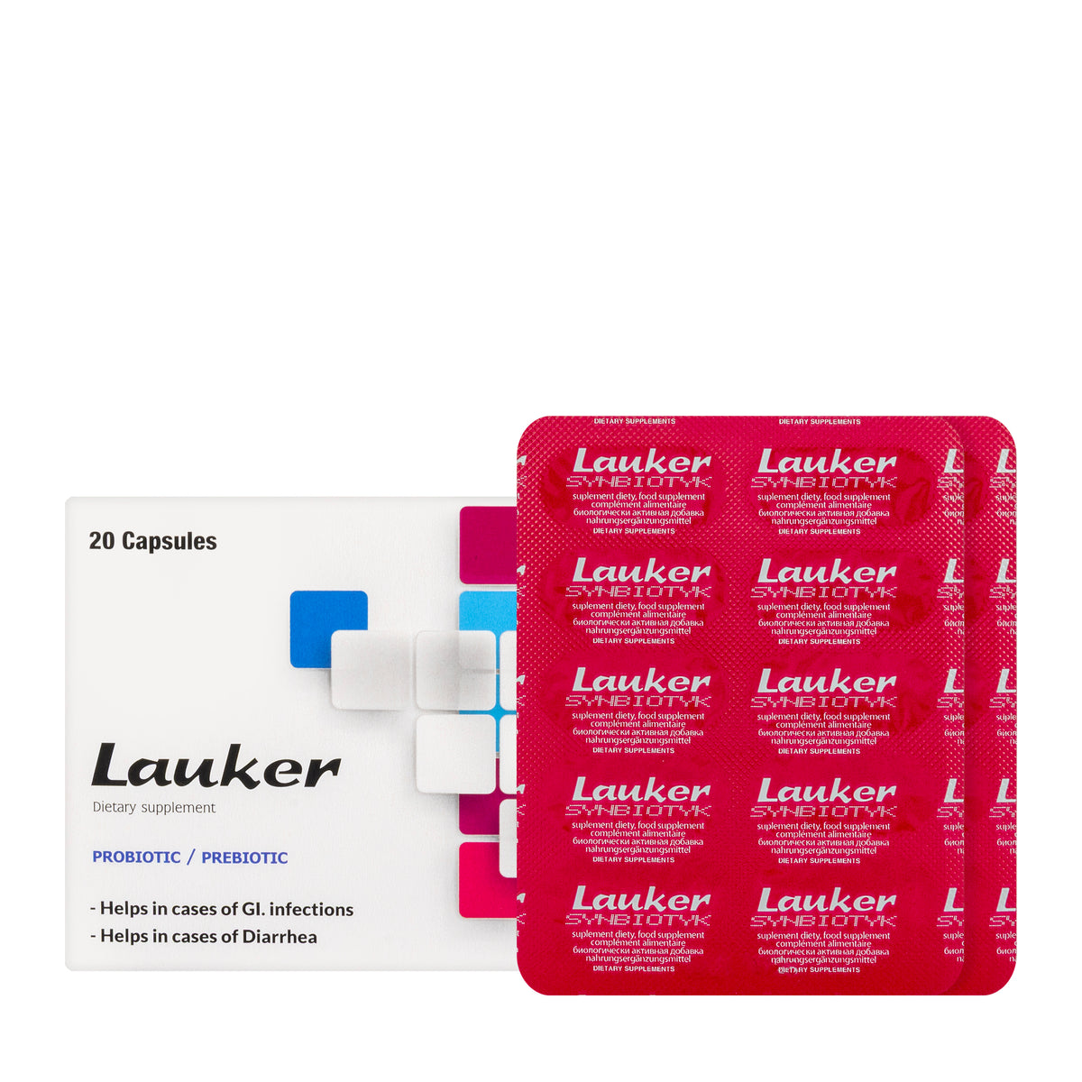 Lauker Probiotic/Prebiotic 20 Capsule