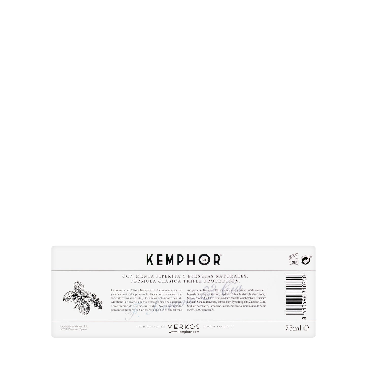 Kemphor Classic ToothPaste 75ml
