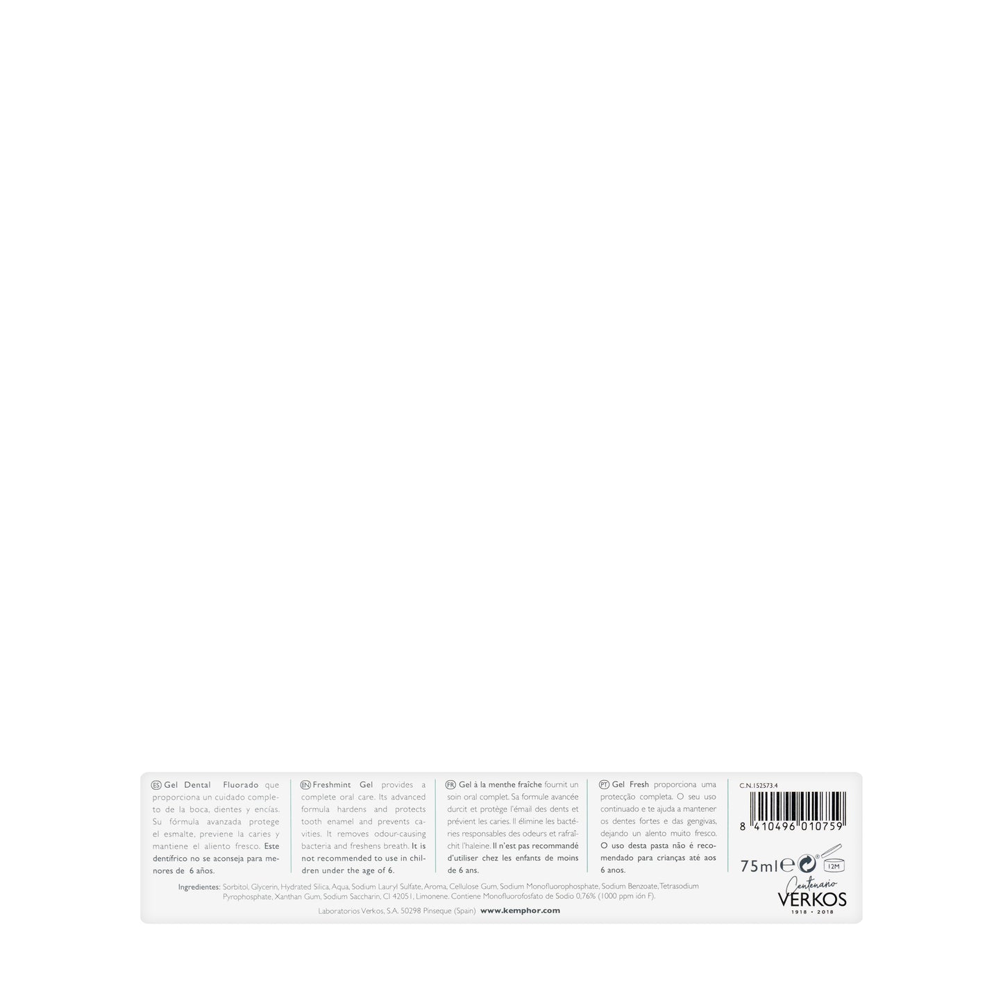 Kemphor Fresh Mint ToothPaste 75ml
