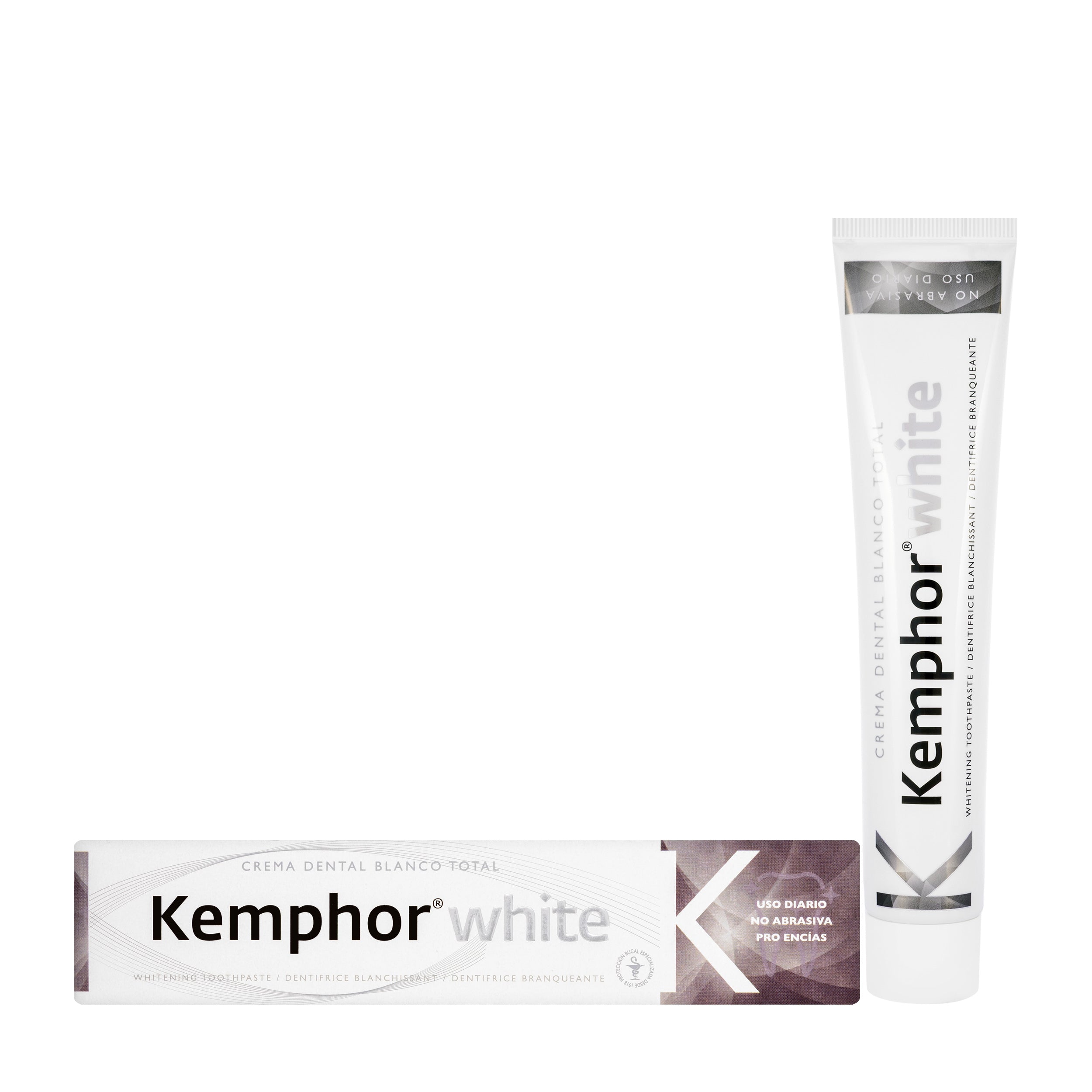 激レア　イギリス　toothpasteジャー Kemphor White Total ToothPaste 75ml - Oscar