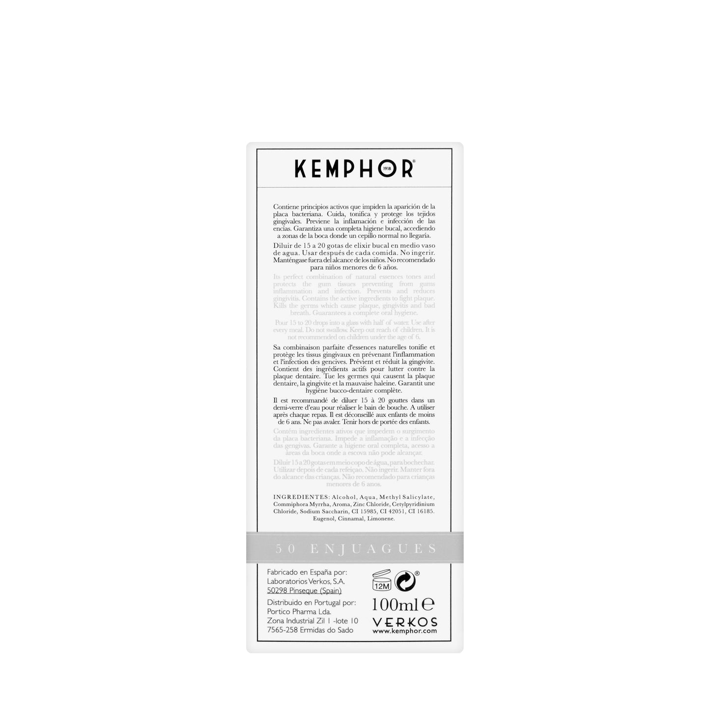 Kemphor Elixir Mouthwash 100 ml