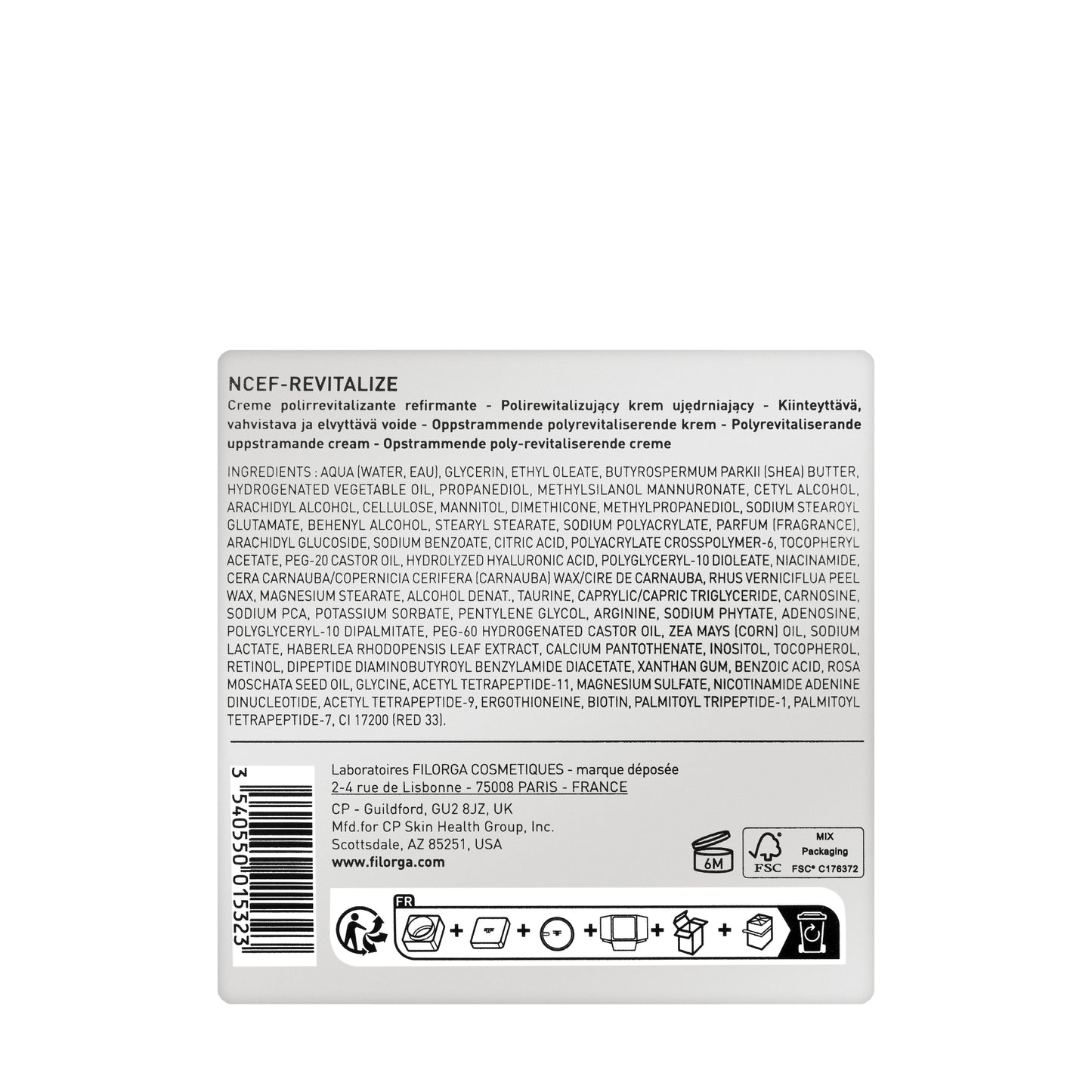 Filorga NCEF-Revitalize Firming Polyrevitalizing Cream 50 Ml