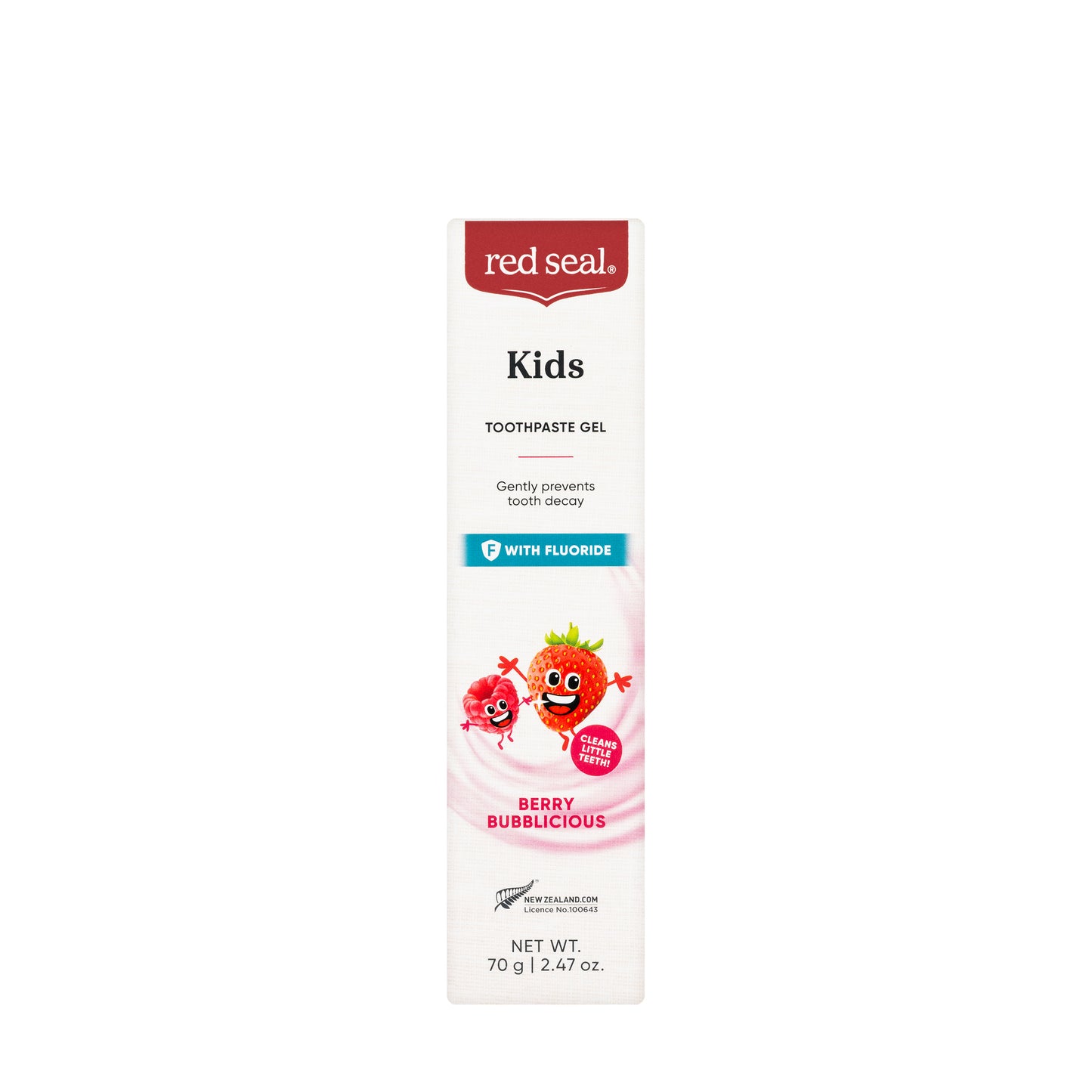 Red Seal Kids Berry Bubblicious ToothPaste Gel 70gm