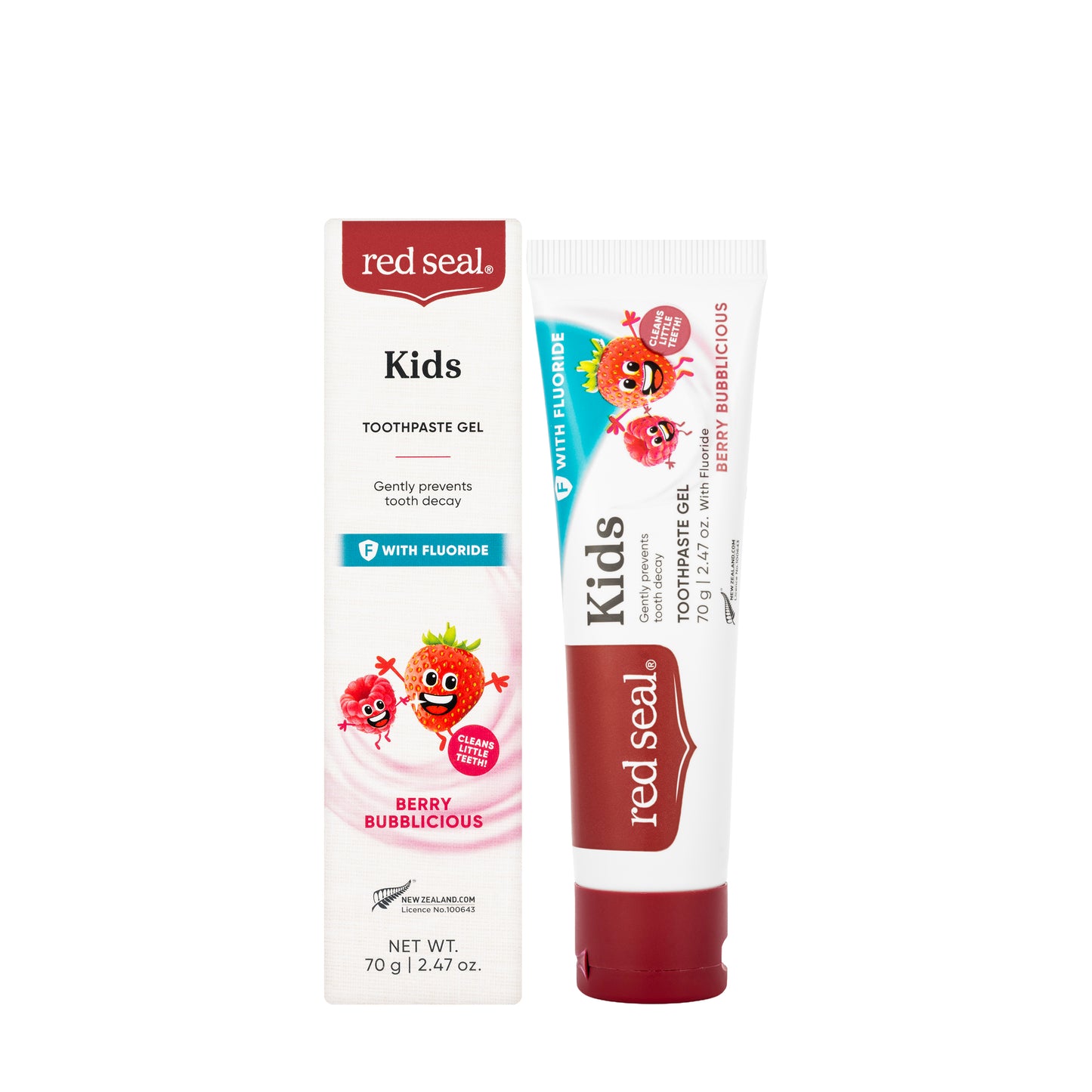 Red Seal Kids Berry Bubblicious ToothPaste Gel 70gm