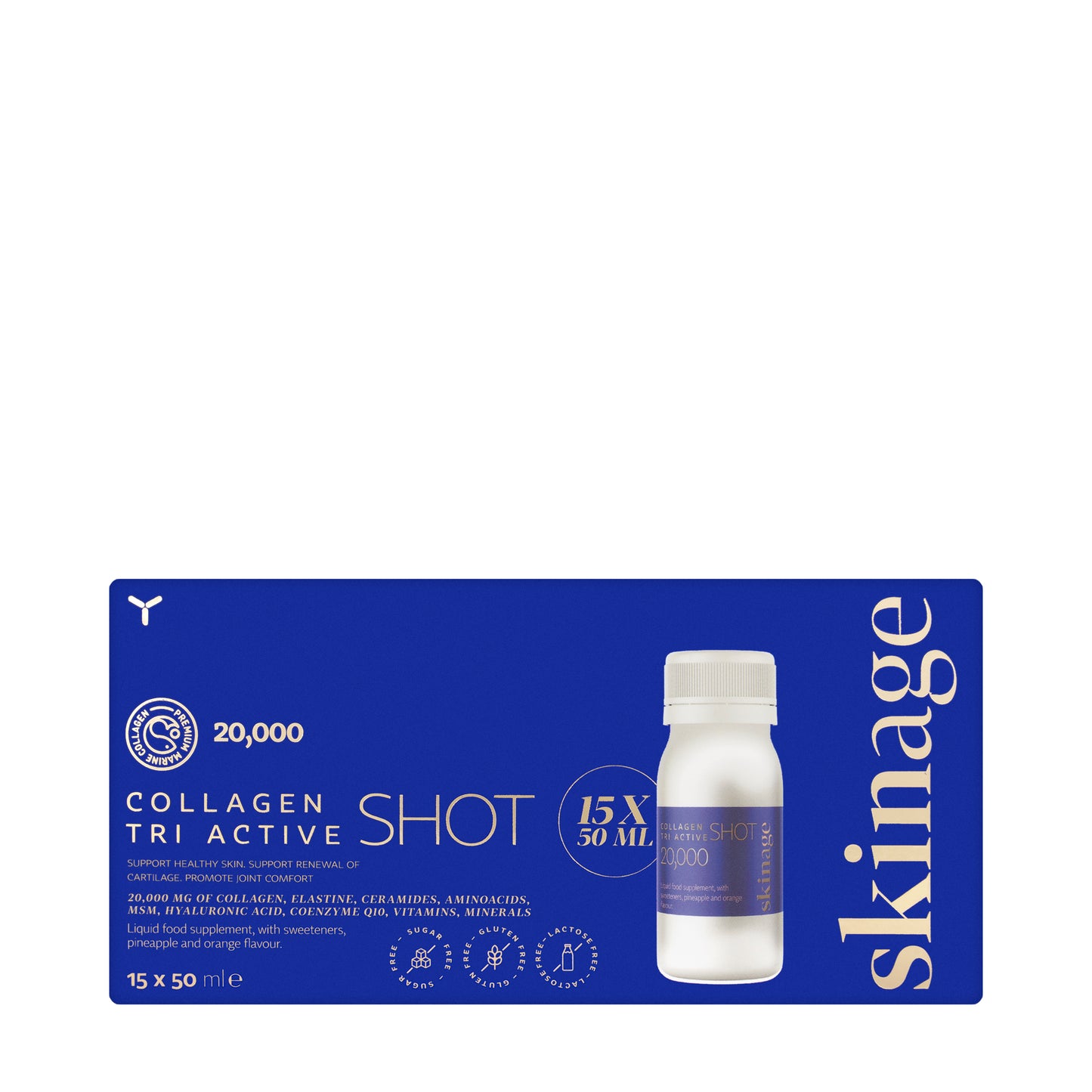 Skinage Collagen Tri Active 20000mg Shots 15X50ml
