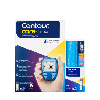 Contour Care Machine Mmol/L + 50 Strips + 25 Lancets