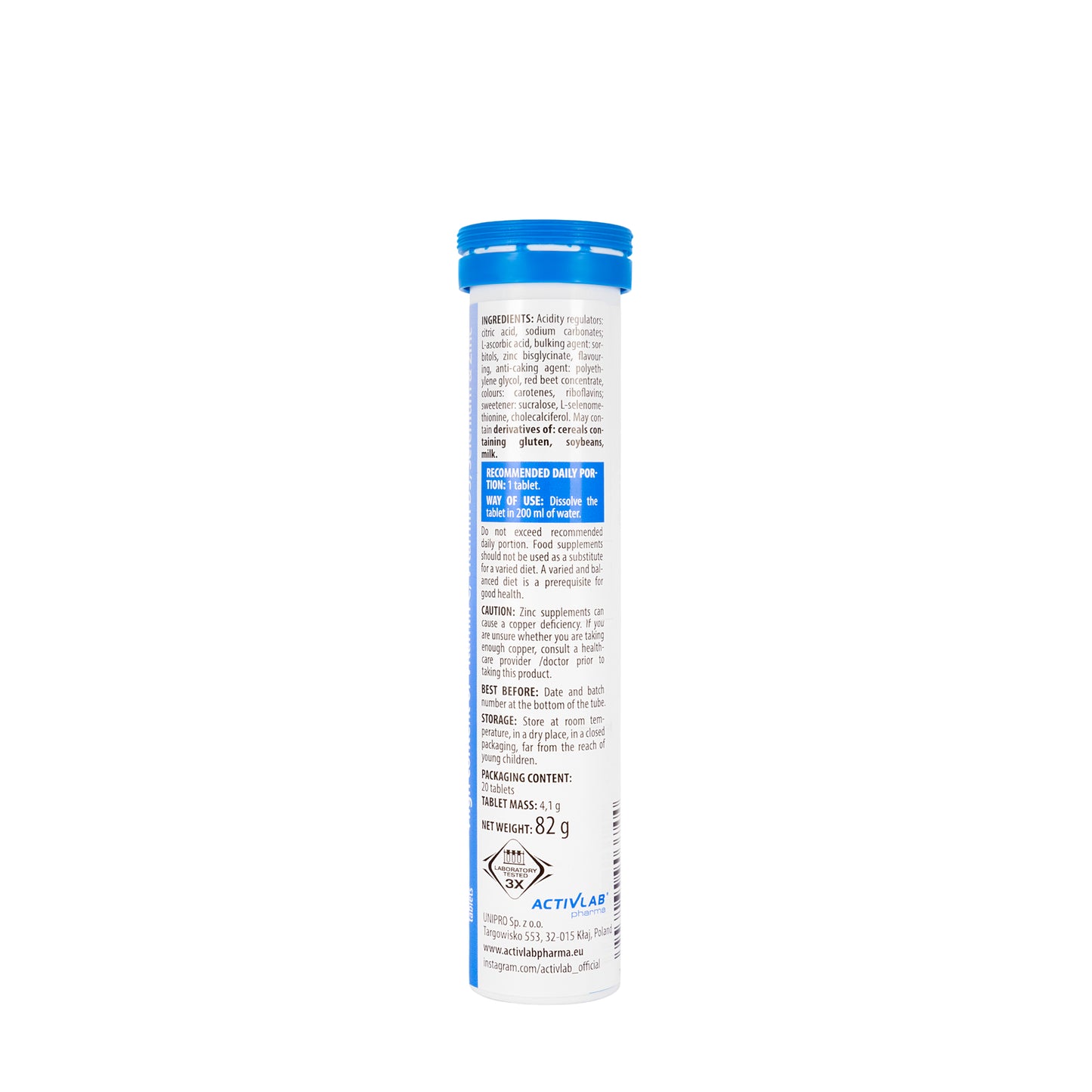 Activlab Vita C Plus 20 Effervscent Tablets