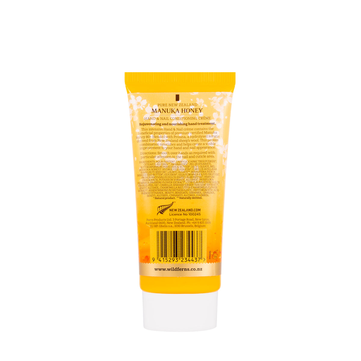 Wild Ferns Manuka Honey Hand and Nail Cream 85 ml