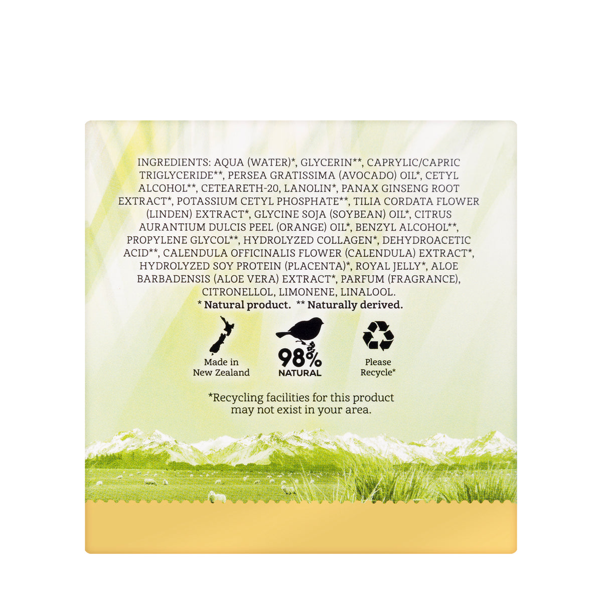 Wild Ferns Lanolin Day Cream 100 gm