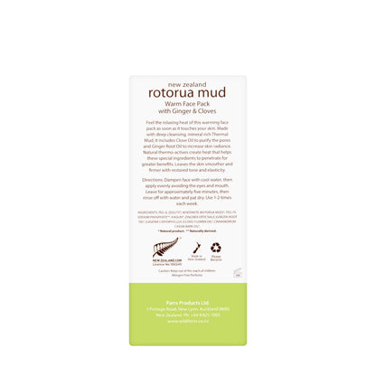 Wild Ferns Rotorua Mud Warm Face Pack 90 ml