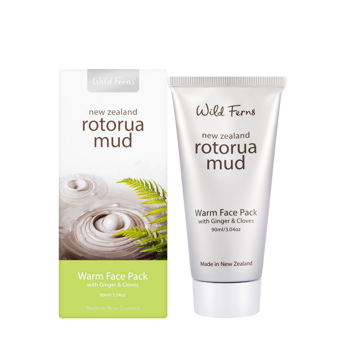 Wild Ferns Rotorua Mud Warm Face Pack 90 ml