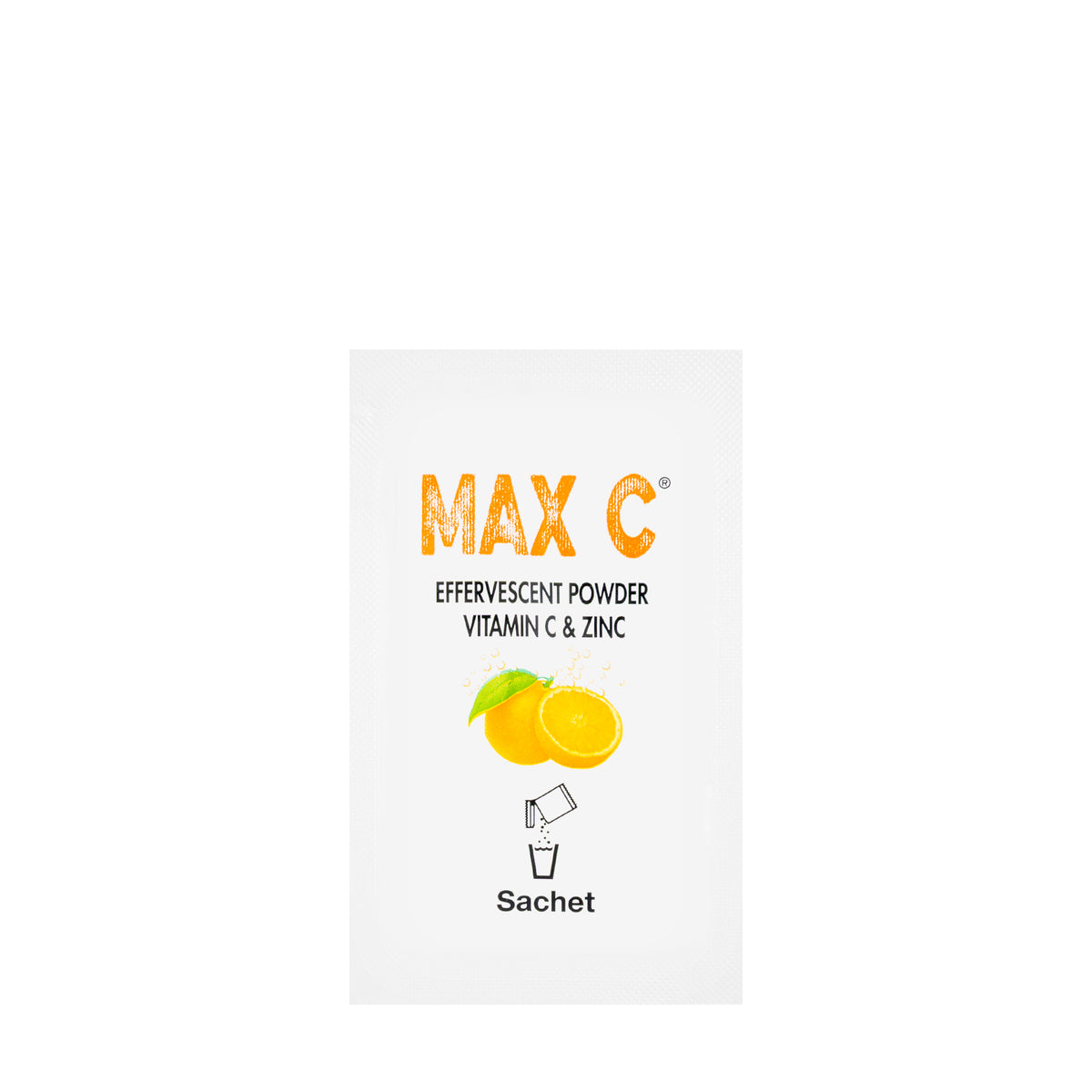 Max C Effervescent Powder ]Vitamin-C&Zinc] 20 Sachets