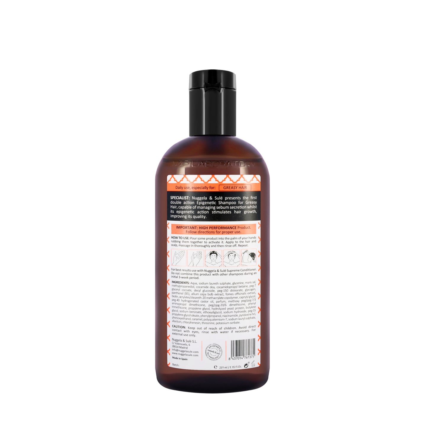 Nuggela And Sulé Epigenetic [Greasy Hair] shampoo 250 Ml