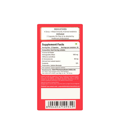 Aimil Power Ashwagandha 60 Capsules