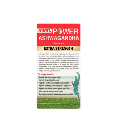 Aimil Power Ashwagandha 60 Capsules