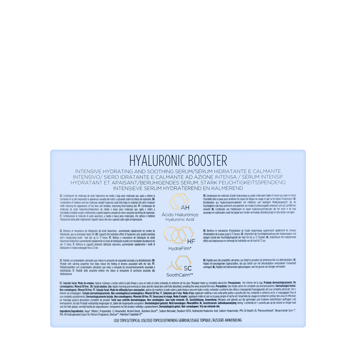 Isdin Hyaluronic Booster Serum Ampoule 10X2 Ml
