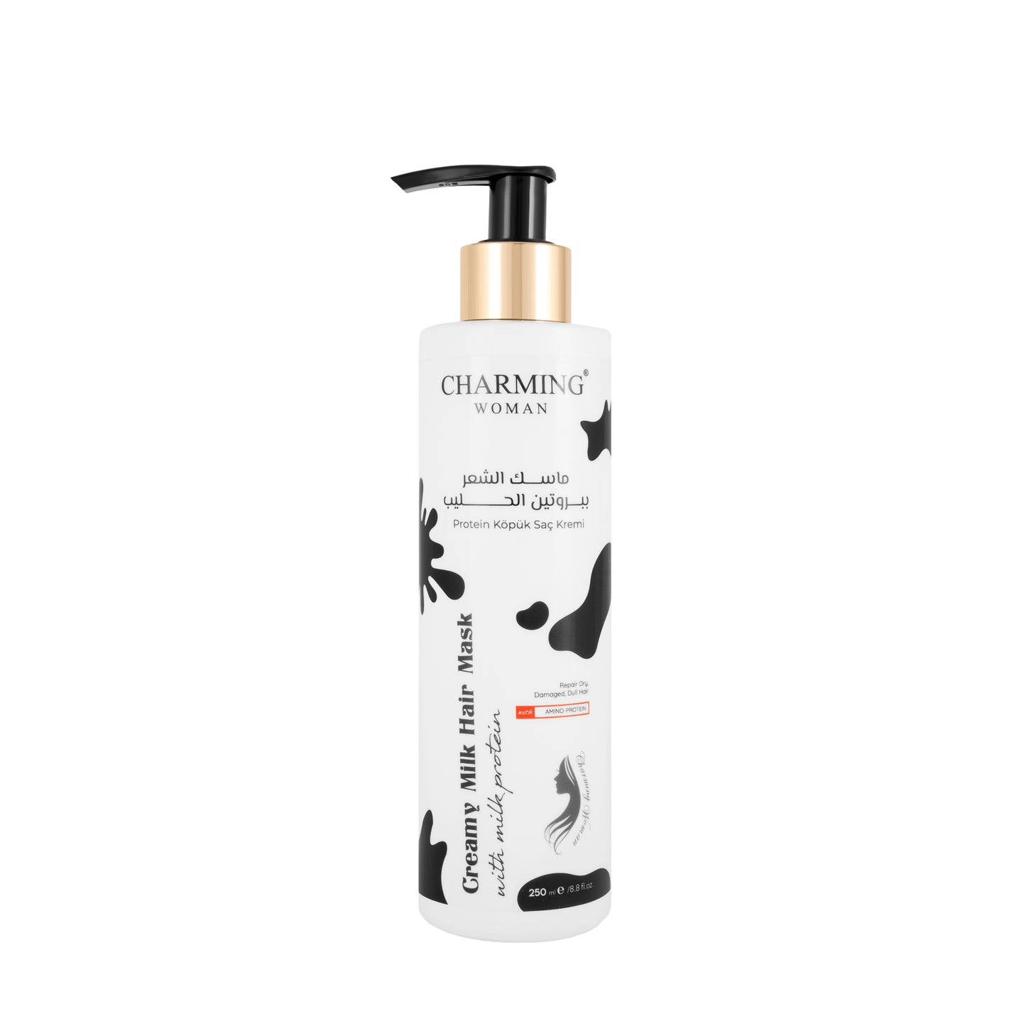 Charming Woman Creamy Milk Hair Mask with Milk Protein 250 Ml