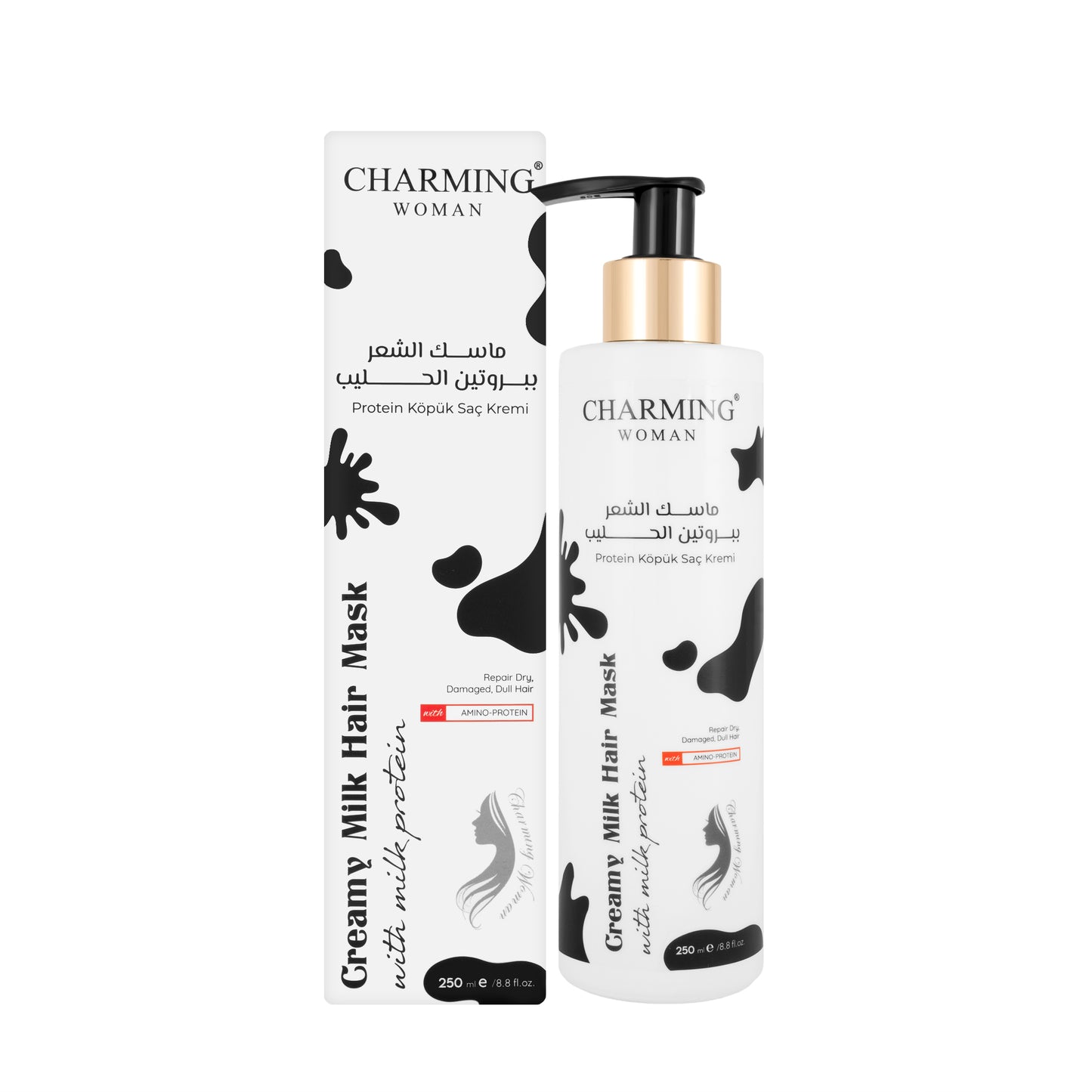 Charming Woman Creamy Milk Hair Mask with Milk Protein 250 Ml