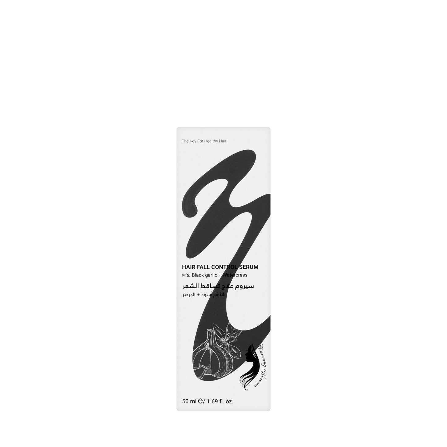 Charming Woman Hair Fall Control Serum with Black Garlic & Watercress  50 Ml