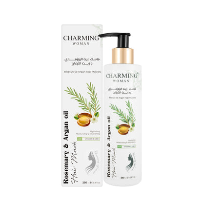 Charming Woman Rosemary & Argan Oil Hair Mask 250 Ml