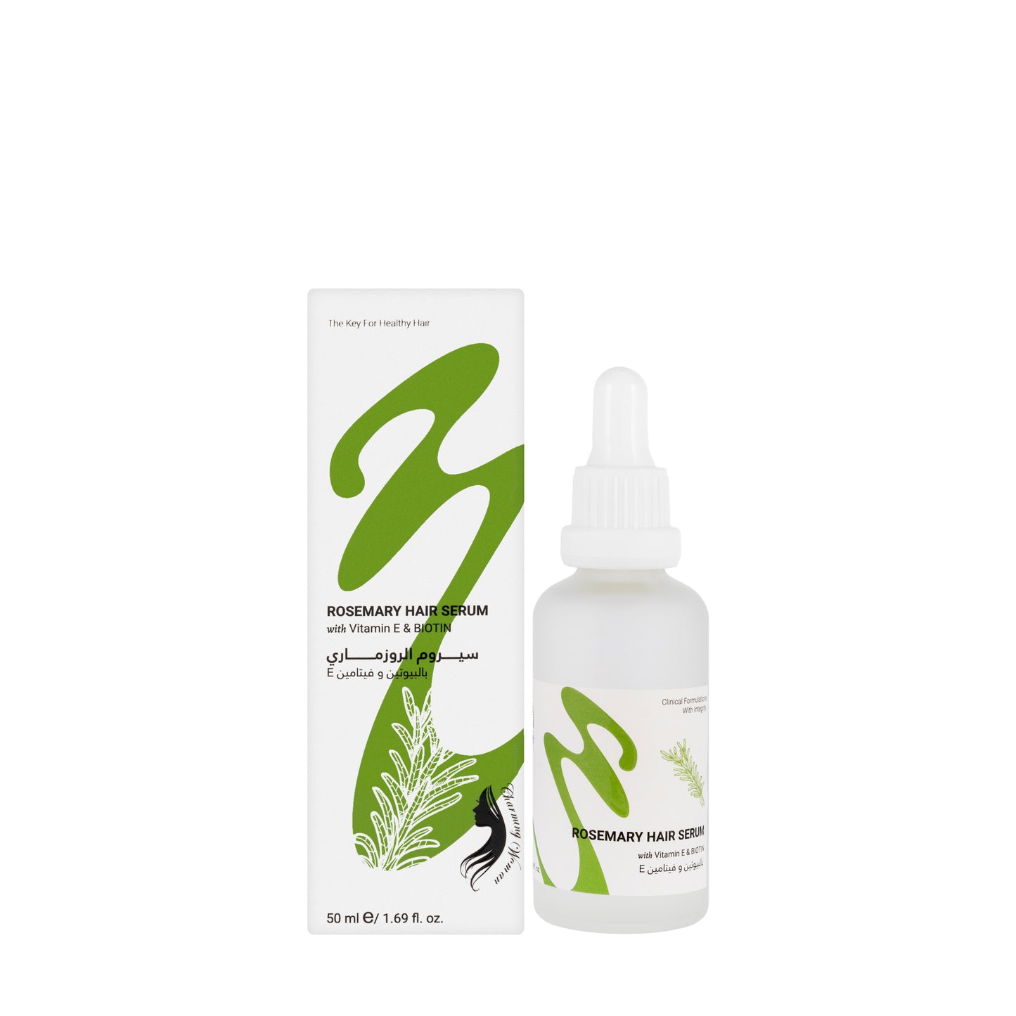 Charming Woman Rosemary Hair Serum with Vitamin E & Biotin 50 Ml
