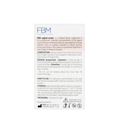 FBM Vaginal Ovules 10 Pieces