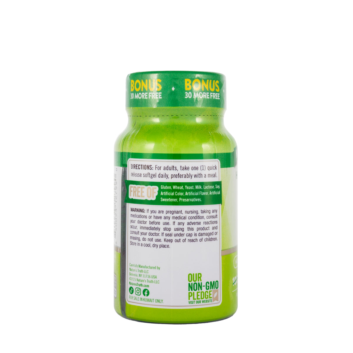 Nature’s Truth Vitamin D3 5000IU 130 Softgels