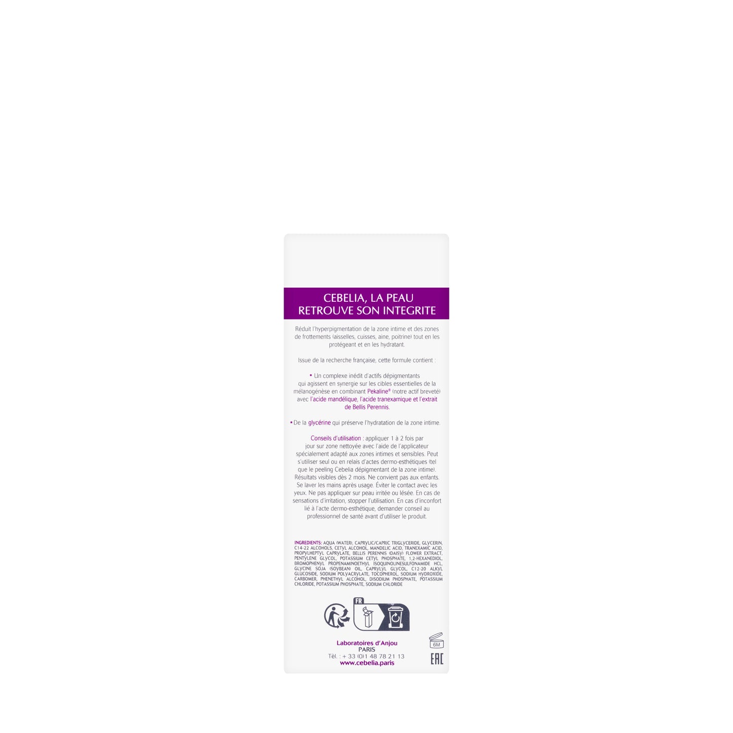 Cebelia Intimate Depigmenting Cream 30 Ml