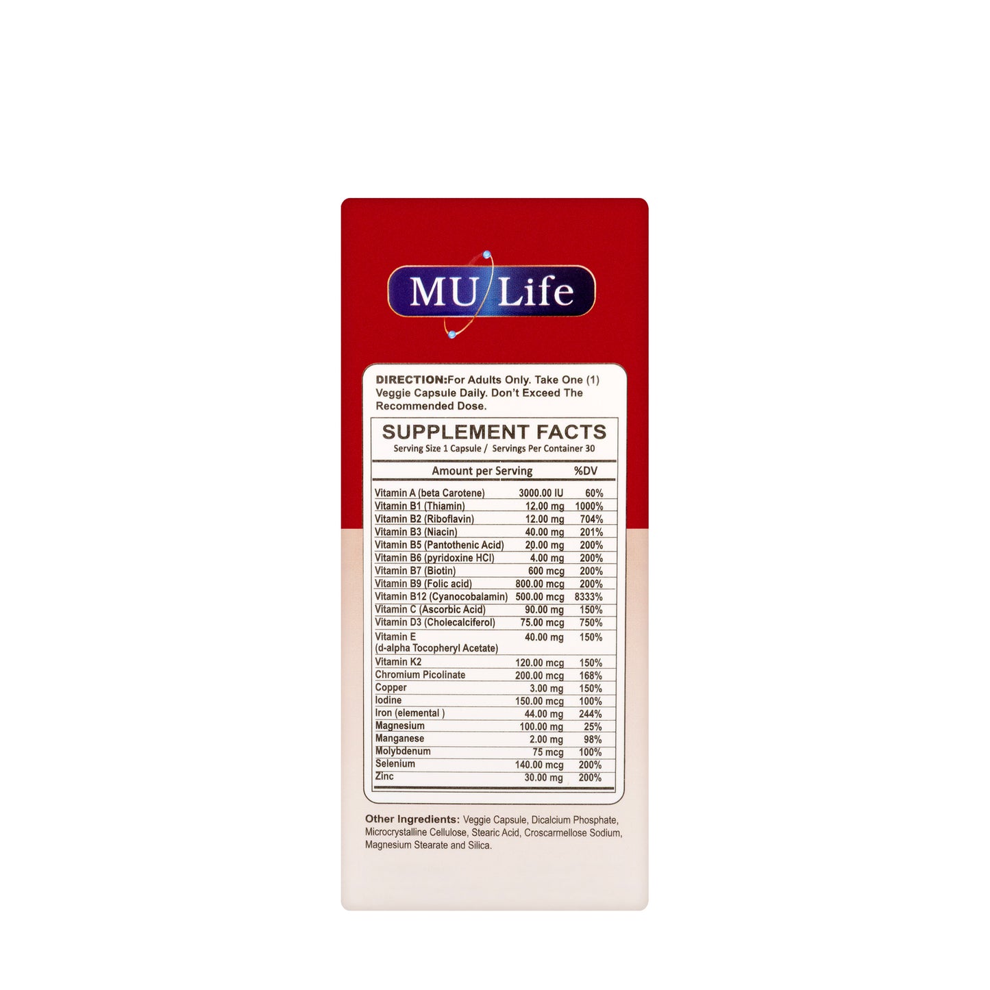 Mu Life Prime-Vit 44 30 Capsule