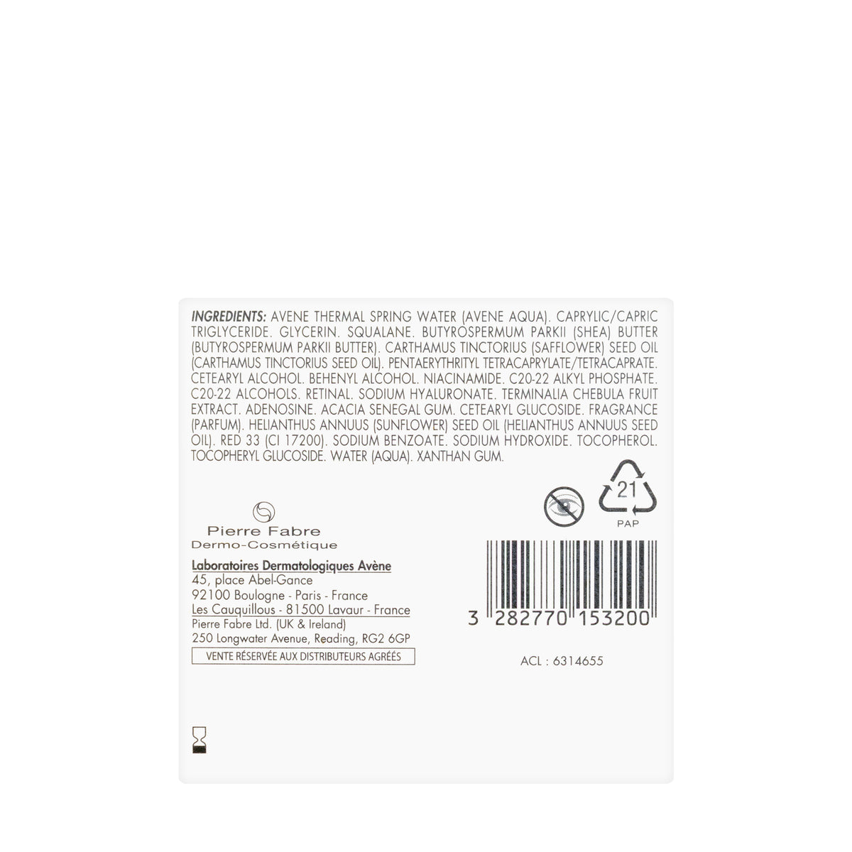 Avène Hyaluron Activ Multi Intensive Night Cream 40Ml