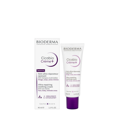Bioderma Cicabio Crème+ (Ultra-Repairing Soothing Cream Anti-Scar Marks) 40 Ml