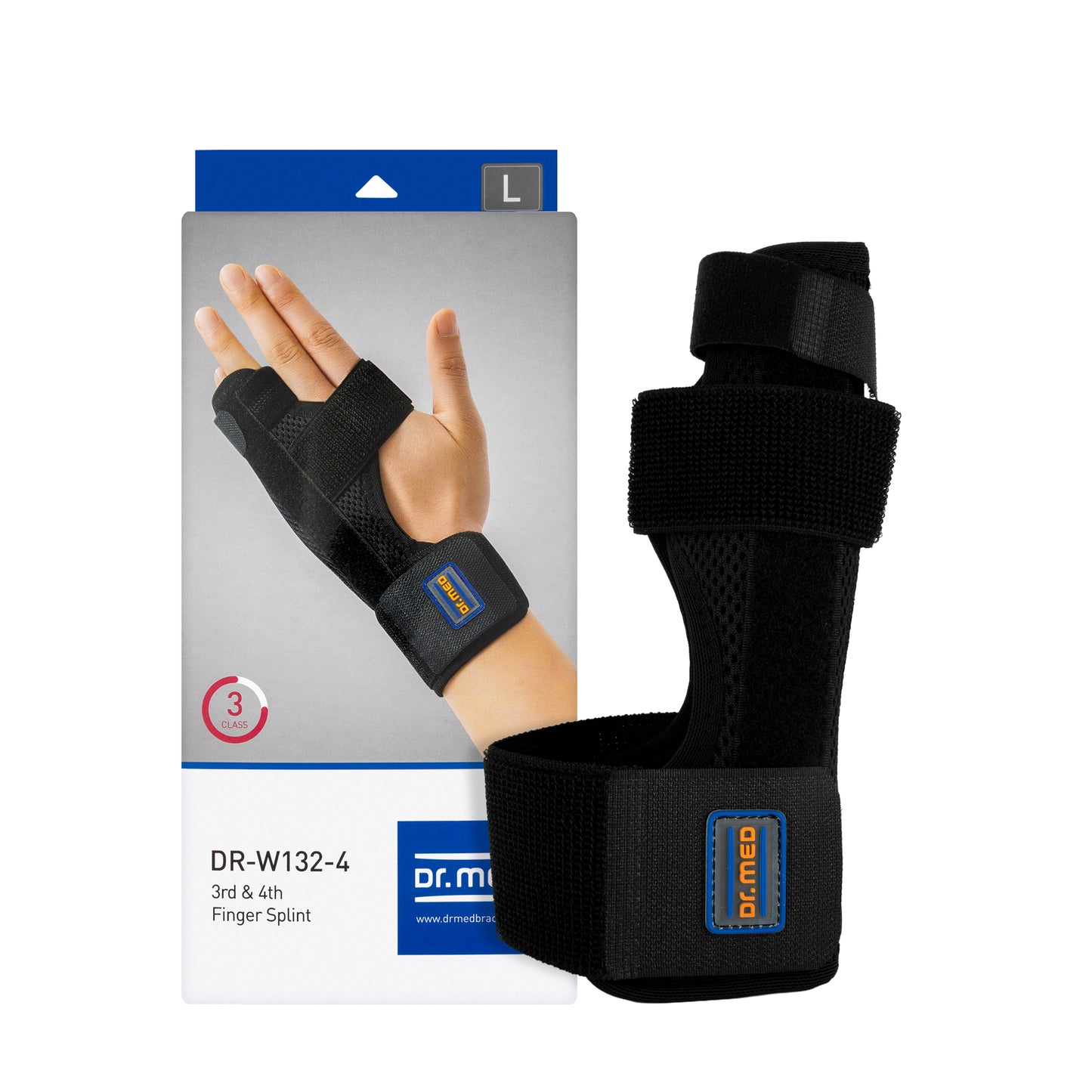 Dr Med 3rd & 4th Finger Splint [Large] W132-4