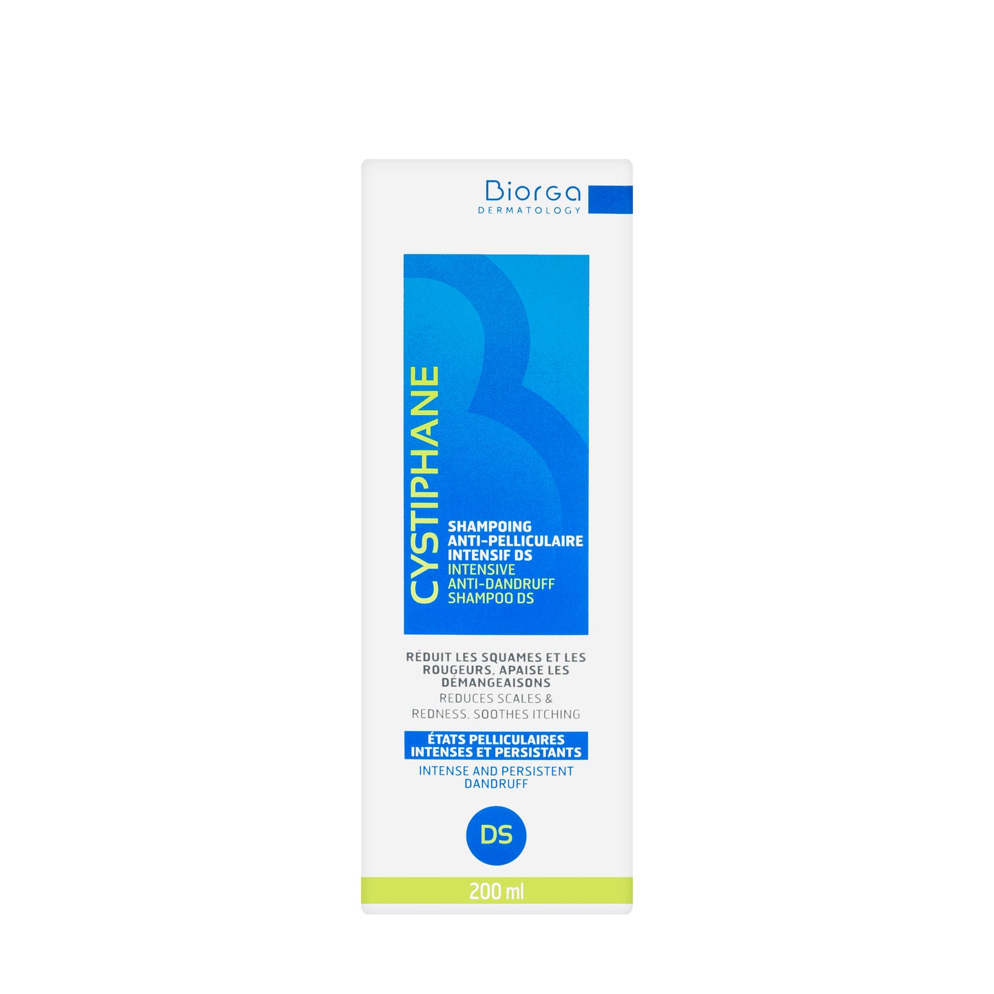 Cystiphane Biorga Intensive anti Dandruff shampoo DS 200 Ml