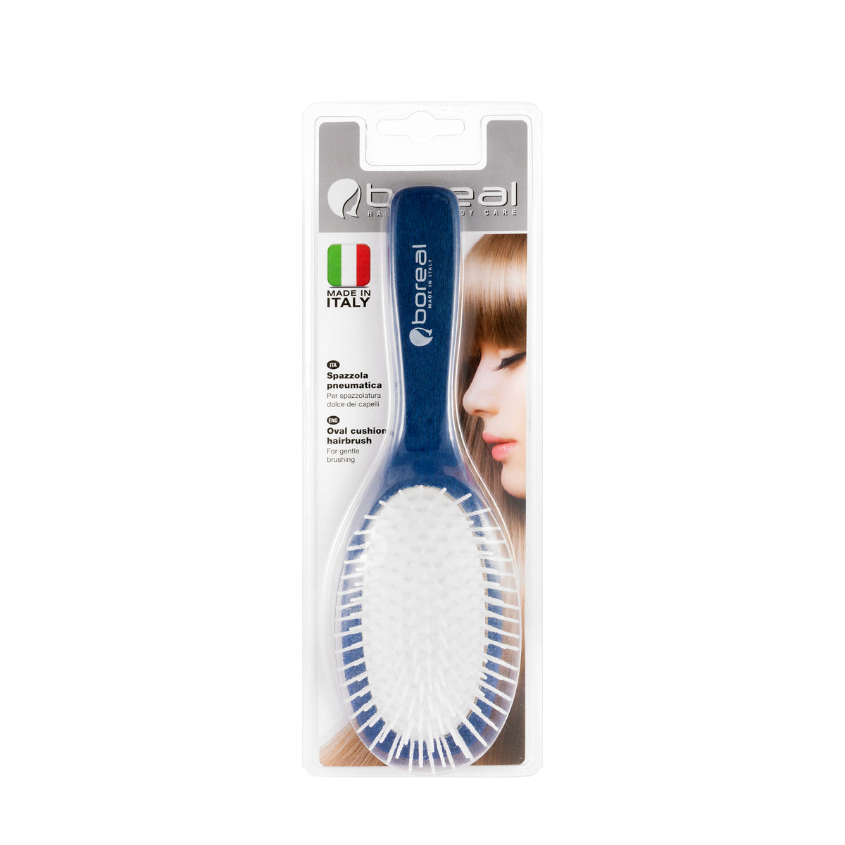 Boreal Wooden Oval Cushion Hair Brush [603/BC]