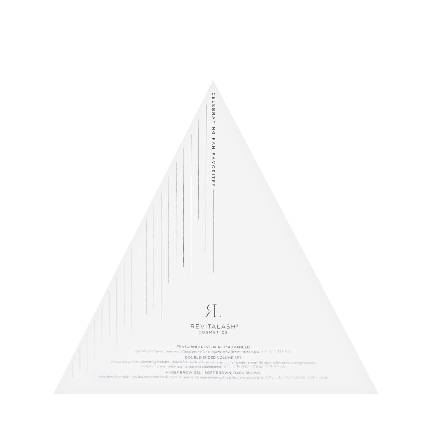 RevitaLash Fan Favorites Collection Kit 3.5 Ml Serum + 5 Ml + 2.5 Ml Primer/Mascara + 5 Ml Brow Gel