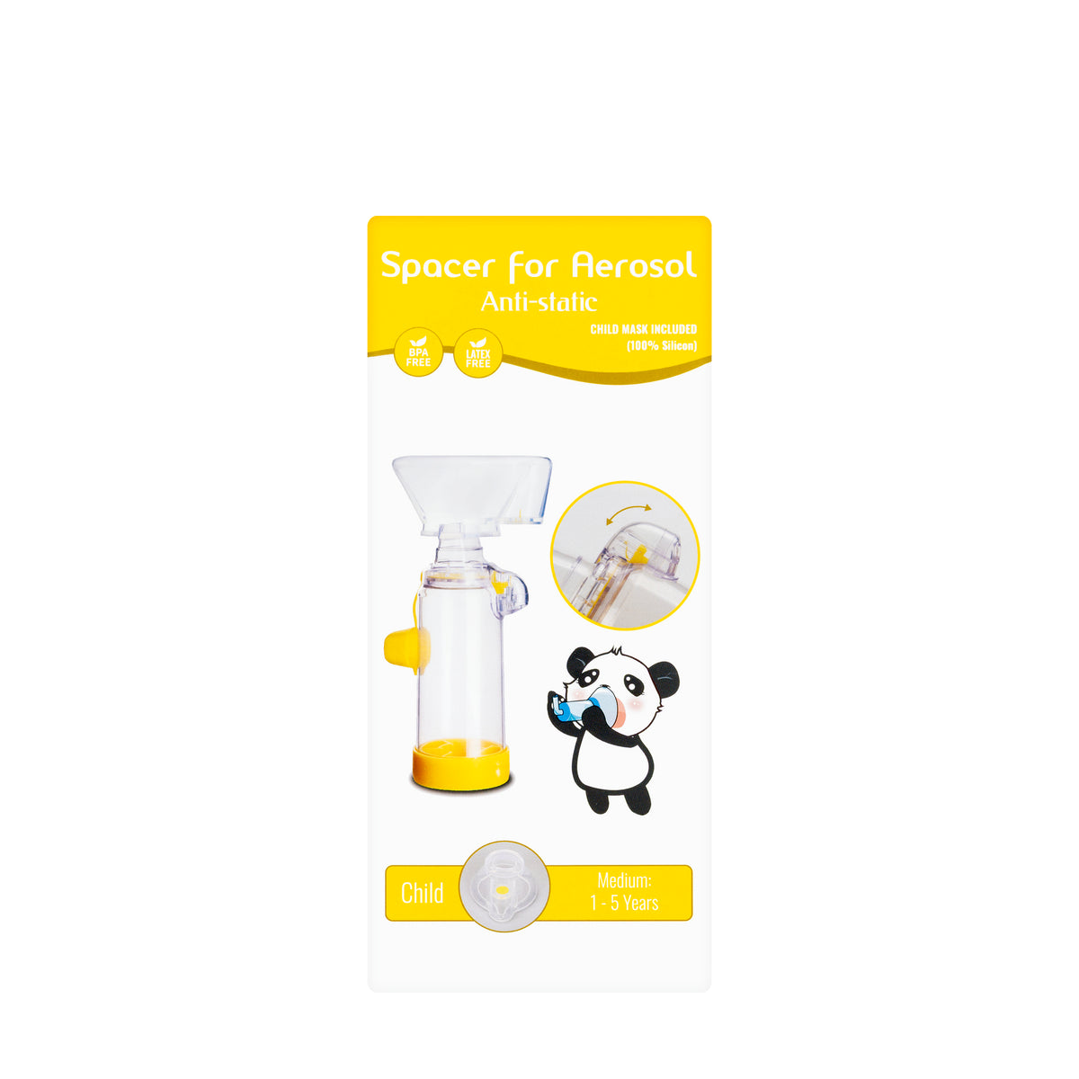 Spacer for Aerosol Child Inhaler Chamber