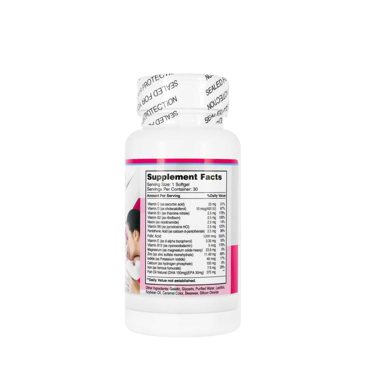 Human Essentials Natural Prenatal Multi-Vitamin 30 Softgels
