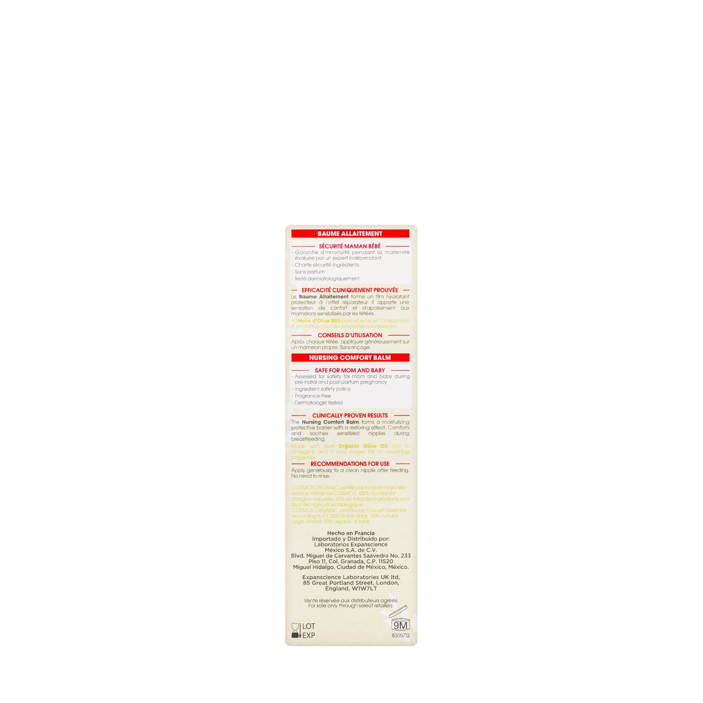 Mustela Organic Nursing Comfort Balm 30 Ml