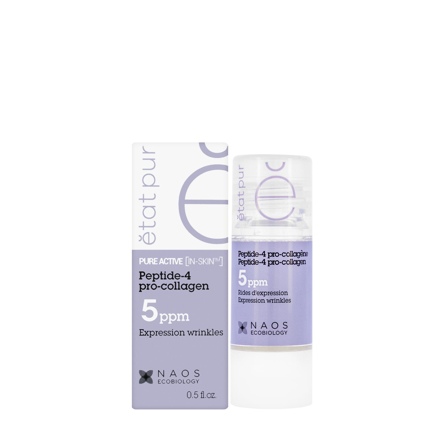 Etat Pur Pure Active Peptide-4 Pro-Collagène 5ppm Expression wrinkles Serum 15 Ml