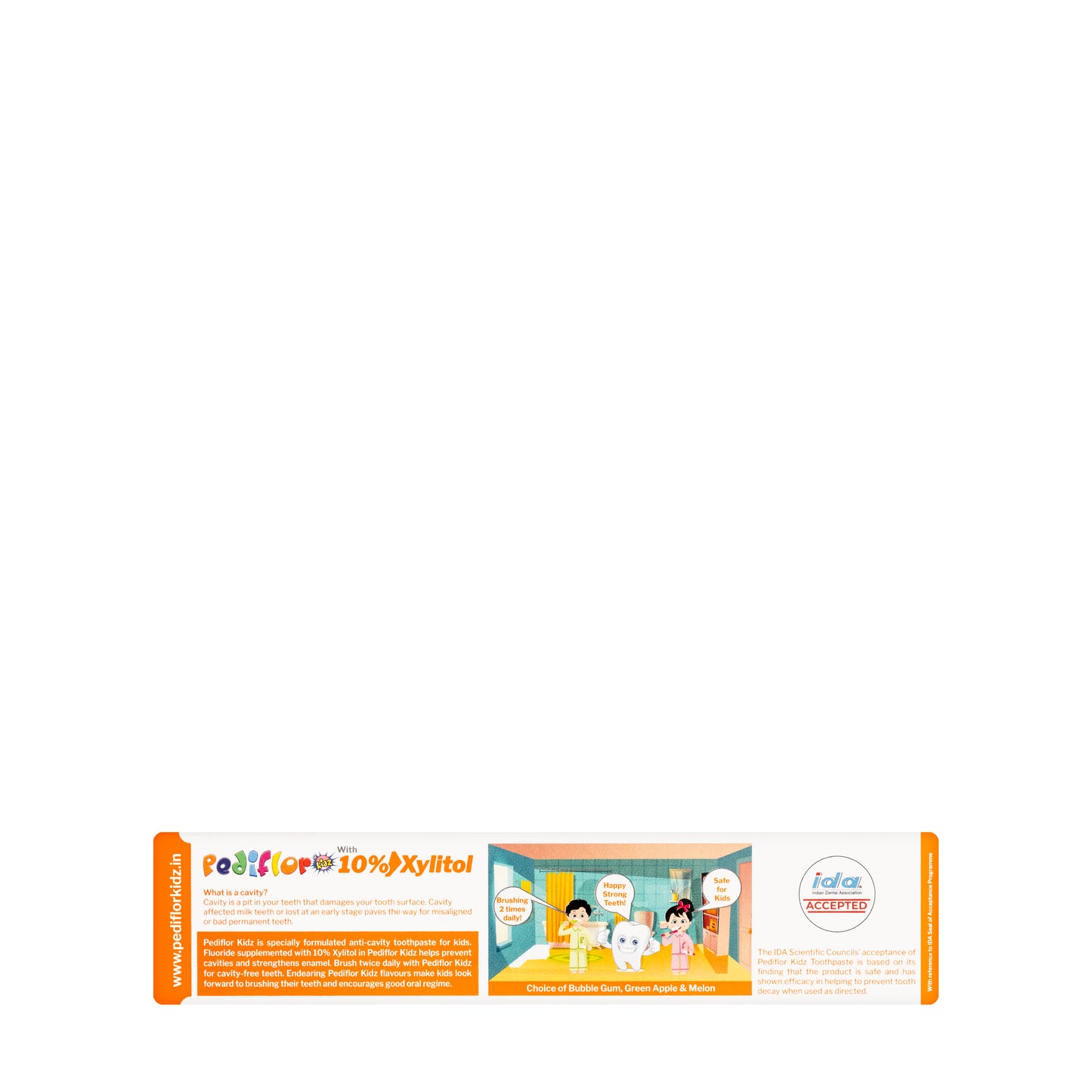 Pediflor Orange Tooth Paste 70 gm
