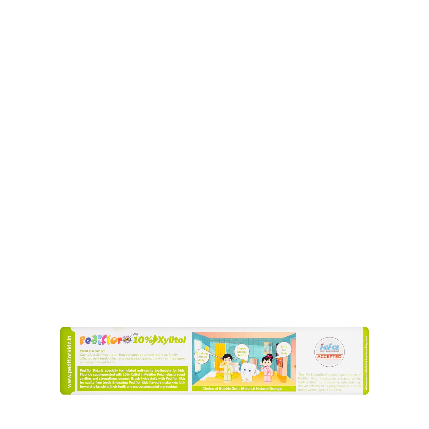 Pediflor Green Apple Tooth Paste 70 gm
