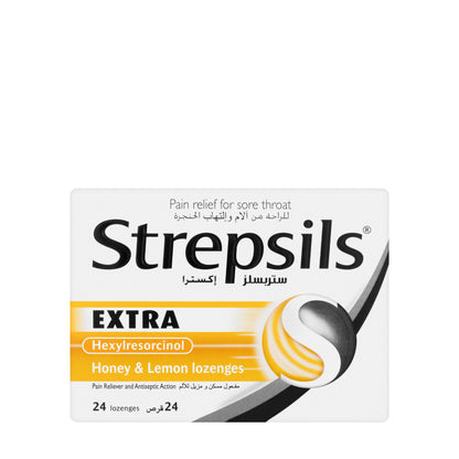 Strepsils Extra Honey & Lemon 24 Lozenges