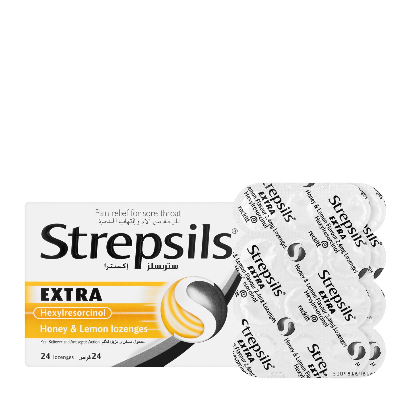Strepsils Extra Honey & Lemon 24 Lozenges