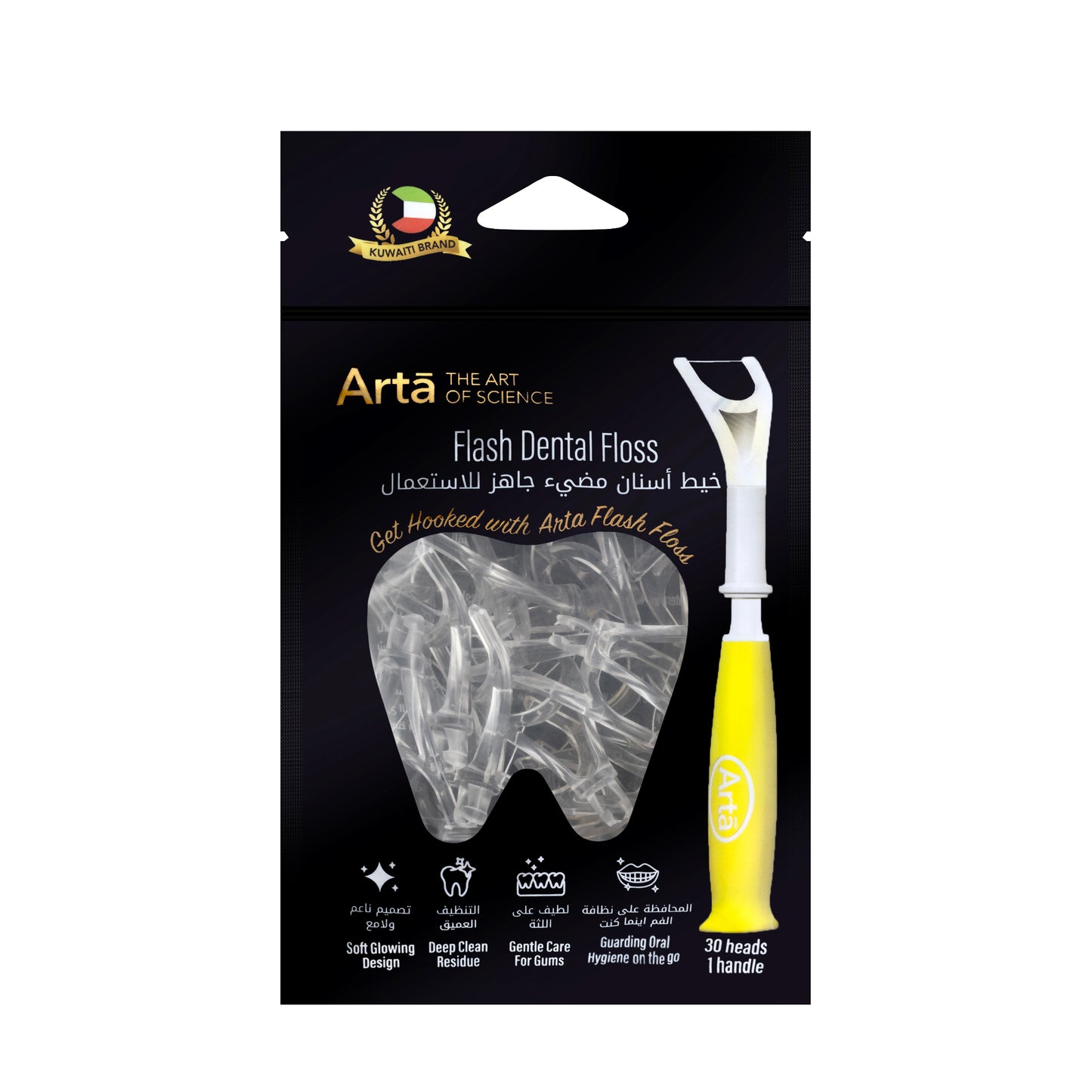 Arta Flash Dental Floss 1 Handle + 30 Heads