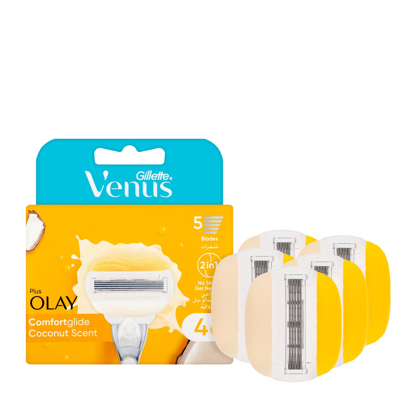 Gilt Venus Comfortglide Coconut+Olay 4 Blades