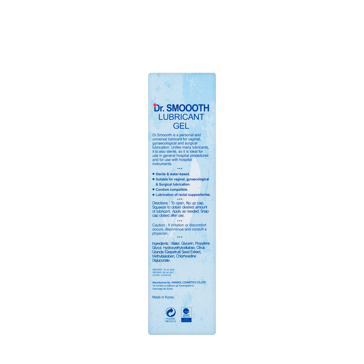 Dr. Smooth Lubricant Gel 118 ml / 4 Ounces