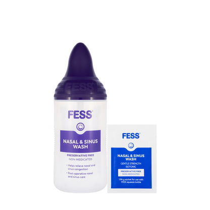 Fess Nasal Isotonic Saline Wash 60 Sachets Kit